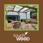 View of Siemens Energy outdoor wellbeing garden created by Touch Wood